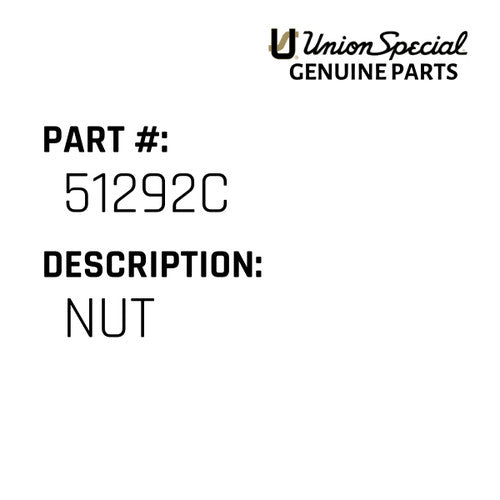 Nut - Union Special #51292C