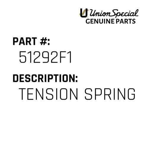 Tension Spring - Union Special #51292F1