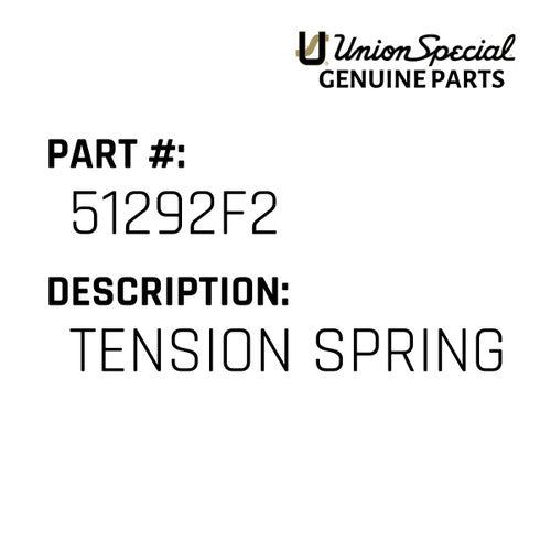 Tension Spring - Union Special #51292F2