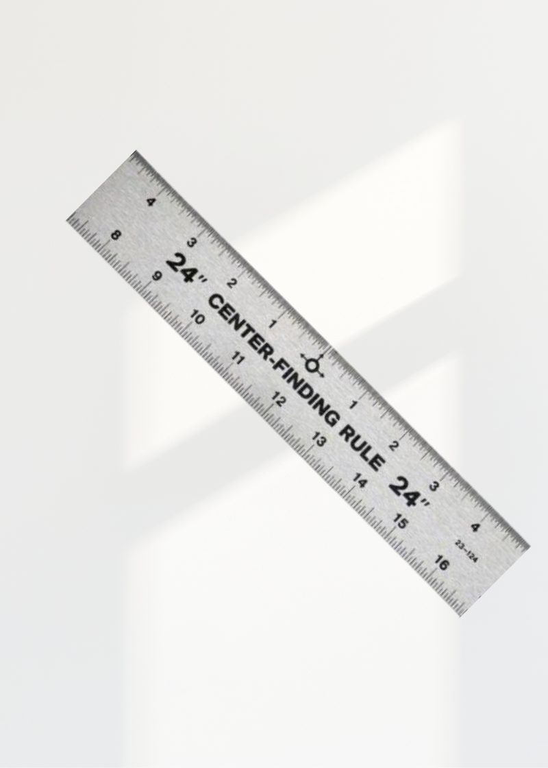 24 Center Find Rule - Universal FG23-124