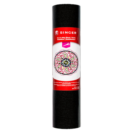 Singer Cut-A-Way Black Stabilizer - 12" x 15yds