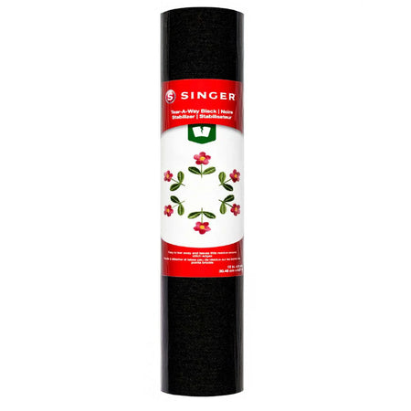 Singer Tear-A-Way Black Stabilizer - 12" x 5yds