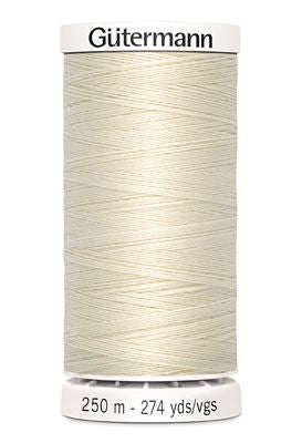 Gutermann Sew All 50wt 250m 5ct Eggshell