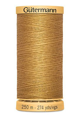 Gutermann Natural Cotton 50wt 250m 5ct Tan