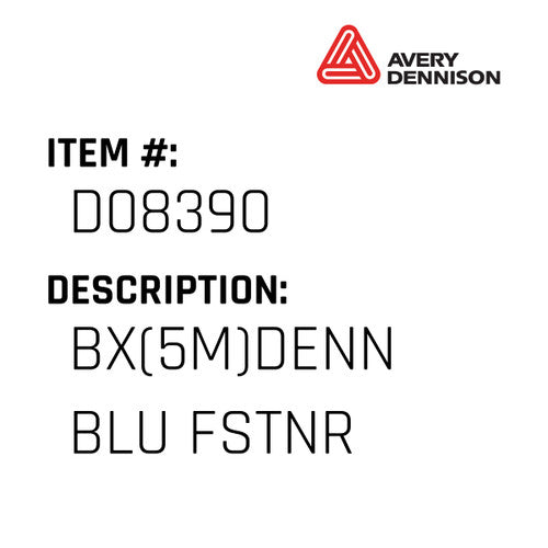 Bx(5M)Denn Blu Fstnr - Avery-Dennison #D08390