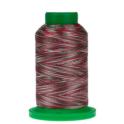 Isacord Variegated 1000m-Holly Berry Wreath