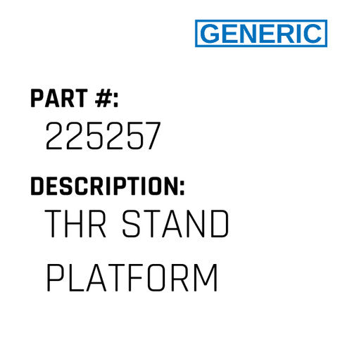 Thr Stand Platform - Generic #225257