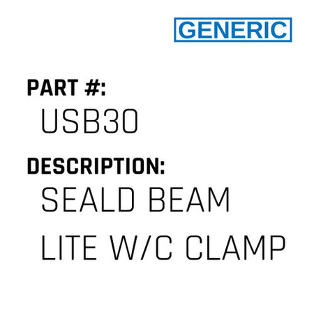 Seald Beam Lite W/C Clamp - Generic #USB30