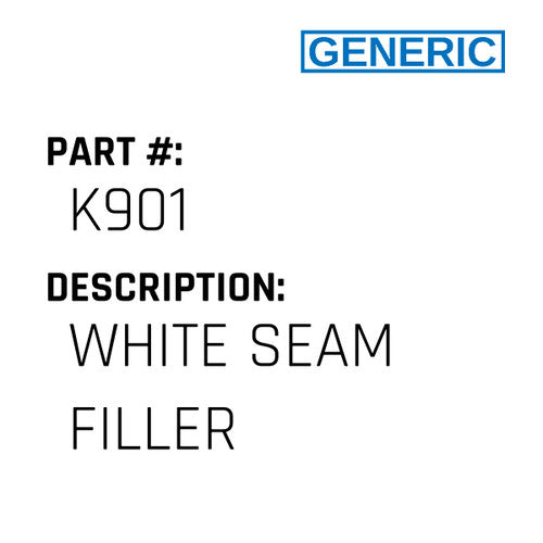 White Seam Filler - Generic #K901