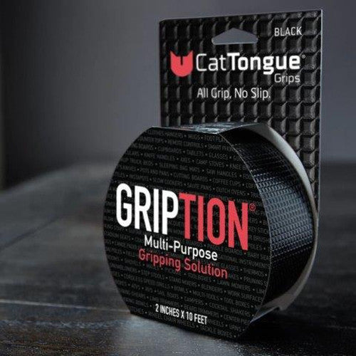 Roll Black Cattongue Grips 2"X10Ft - Generic #31655B