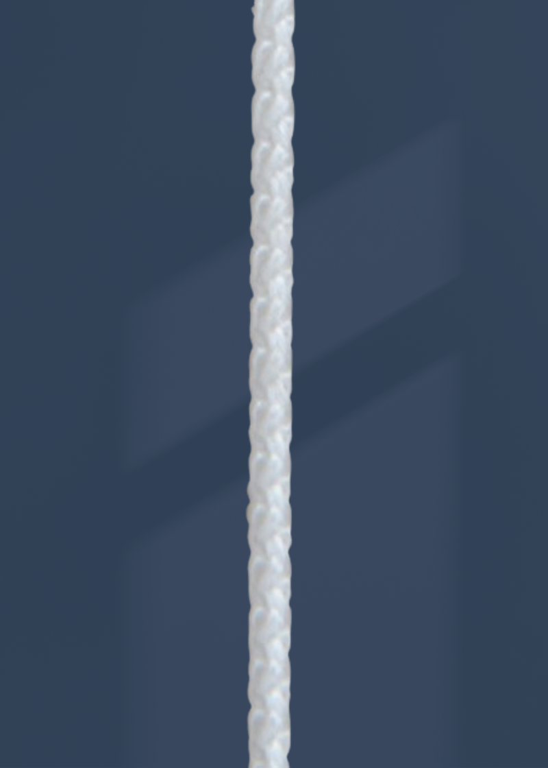 #2 Nylon Braided Cord - 200 Yds. - White