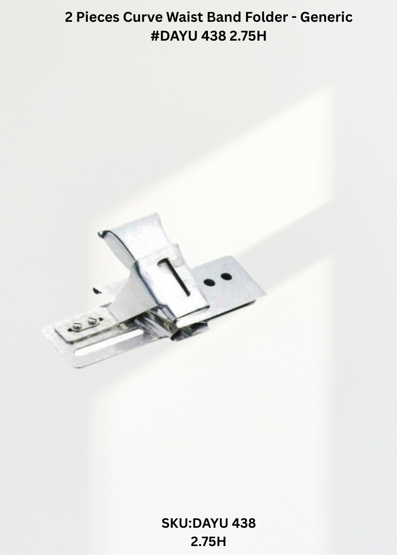 2 Pieces Curve Waist Band Folder - Generic #DAYU 438 2.75H