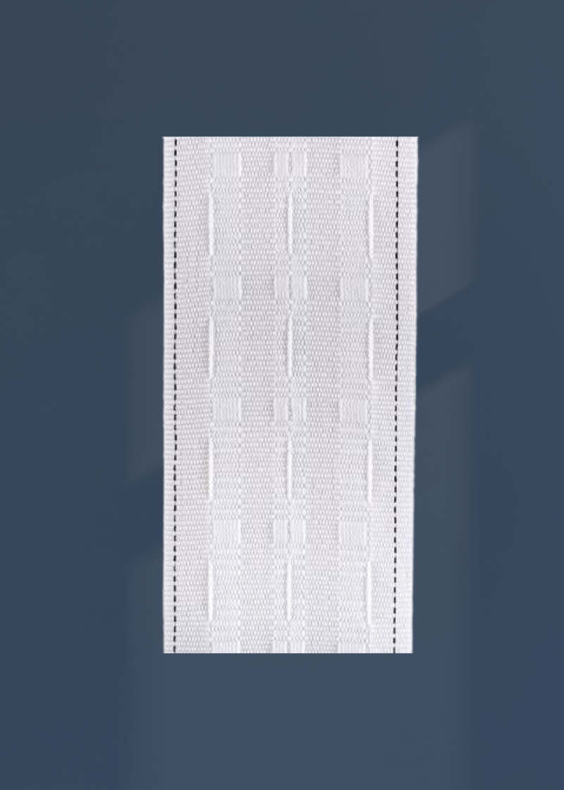 3-Cord Pencil Pleat Shirring Drapery Tape - 3" x 36 yds. - White