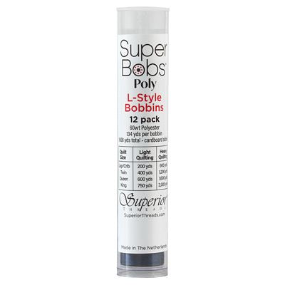 Superior Threads Super Bobs Poly 12pk L-Style-Dark Blue