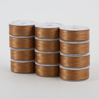 Superior Threads Super Bobs Poly 72pk L-Style-Medium Brown