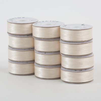 Superior Threads Super Bobs Poly 72pk L-Style-Off White