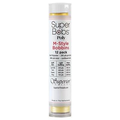 Superior Threads Super Bobs Poly 12pk M-Style-Rainbow