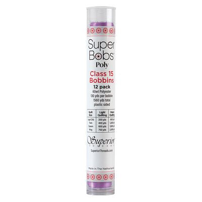 Superior Threads Super Bobs Poly 12pk A-Style-Light Purple