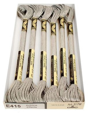 DMC Light Effects 8m 6ct Pewter