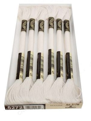 DMC Light Effects 8m 6ct White