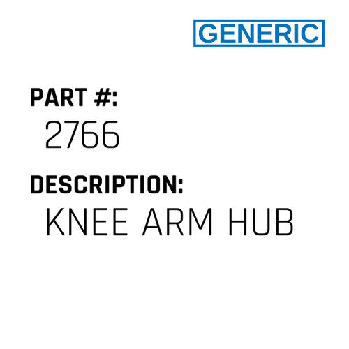 Knee Arm Hub - Generic #2766
