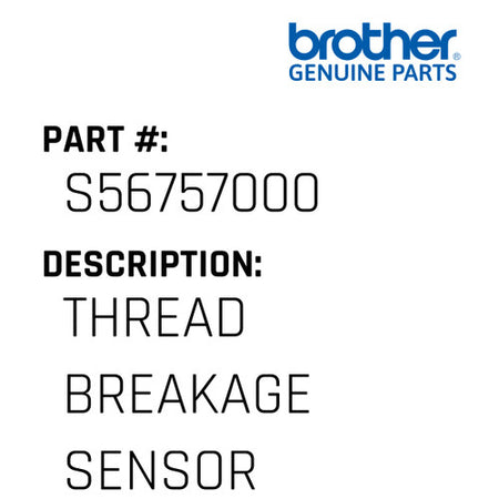 Thread Breakage Sensor Harness - Brother #S56757000