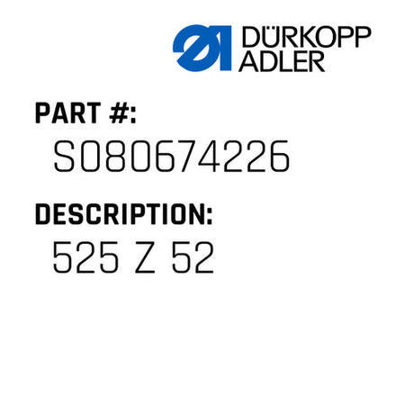 525 Z 52 - Dürkopp Adler #S080 674226