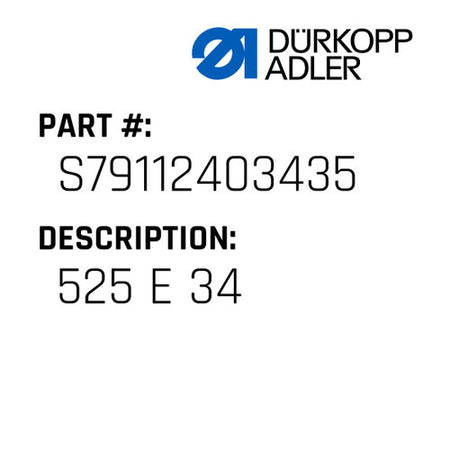 525 E 34 - Dürkopp Adler #S791 124034 35