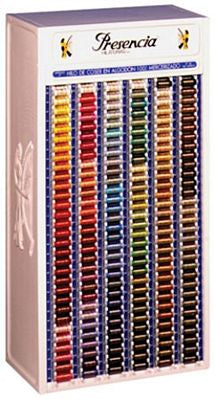 Presencia 50wt Cotton Sewing Thread Display 100m spls