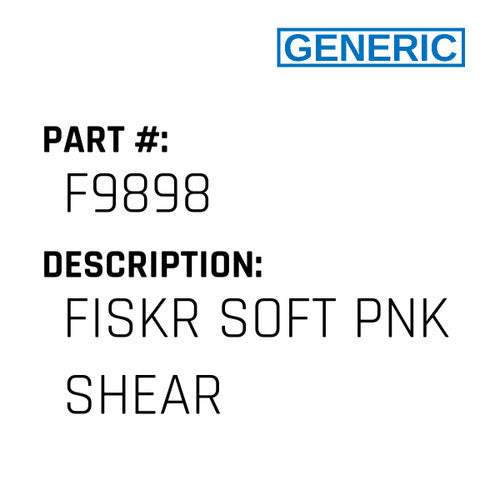 Fiskr Soft Pnk Shear - Generic #F9898