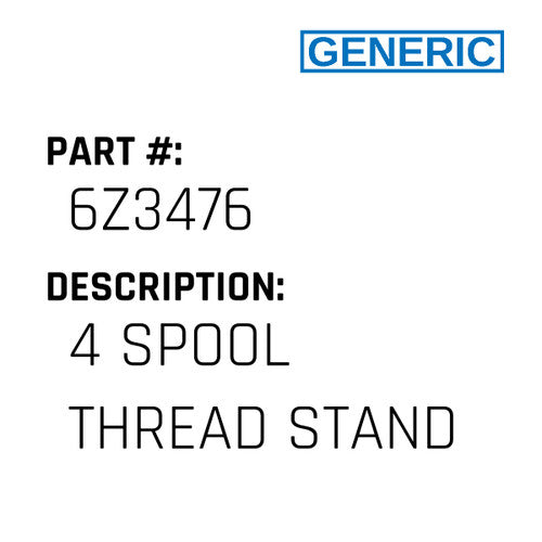 4 Spool Thread Stand - Generic #6Z3476