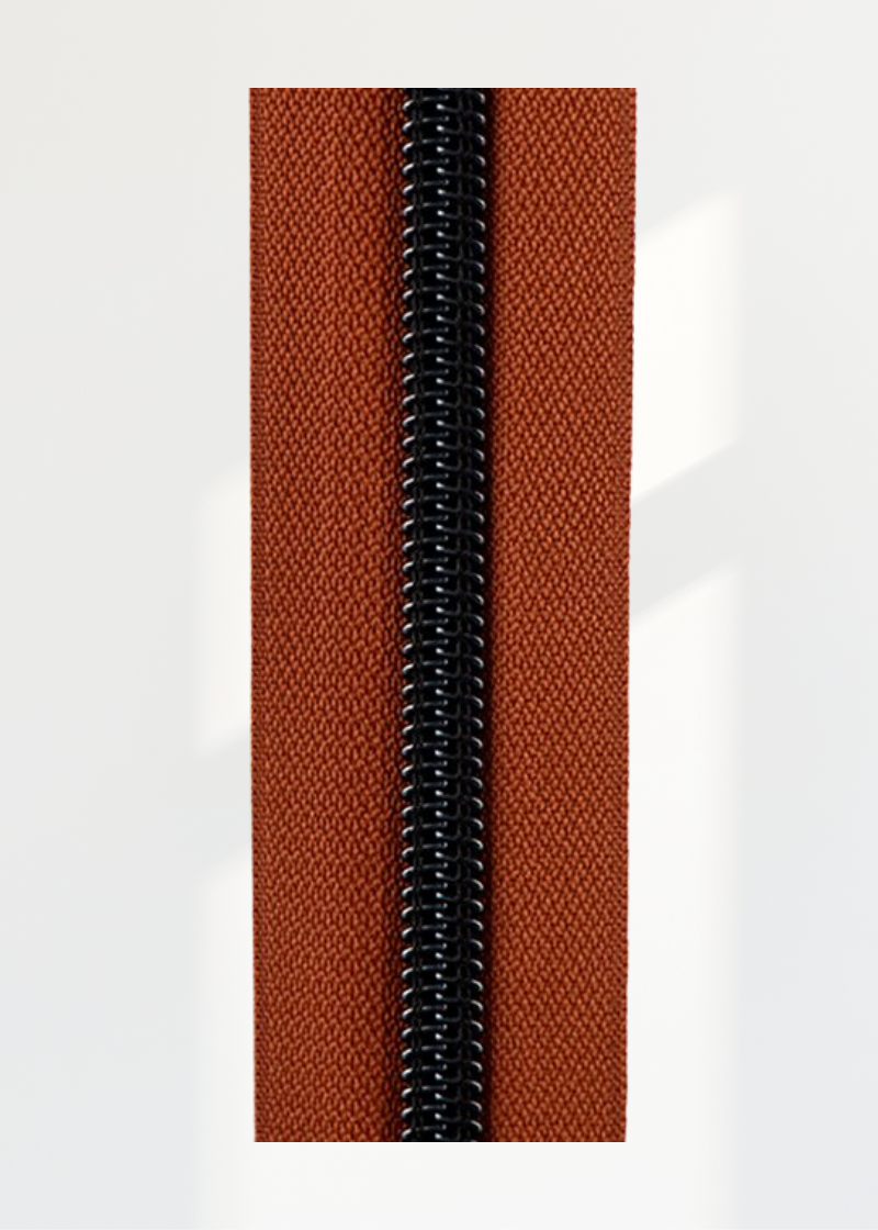 #3 Gunmetal Metallic Nylon Coil Continuous Zipper Roll