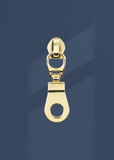 #3 Metallic Nylon Donut Zipper Pulls
