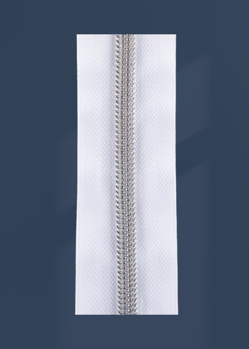 #3 Nickel Metallic Nylon Coil Continuous Zipper Roll