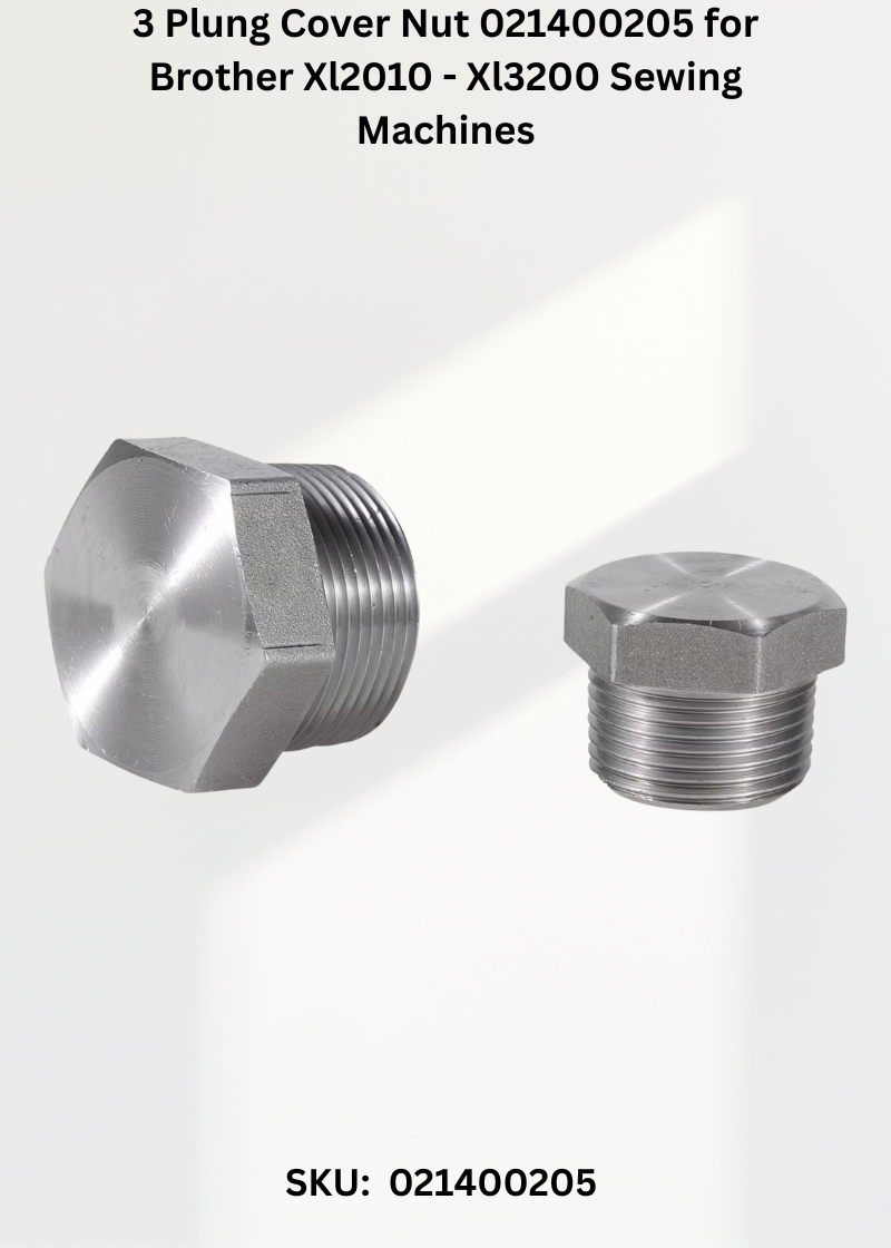 3 Plung Cover Nut 021400205 for Brother Xl2010 - Xl3200 Sewing Machines