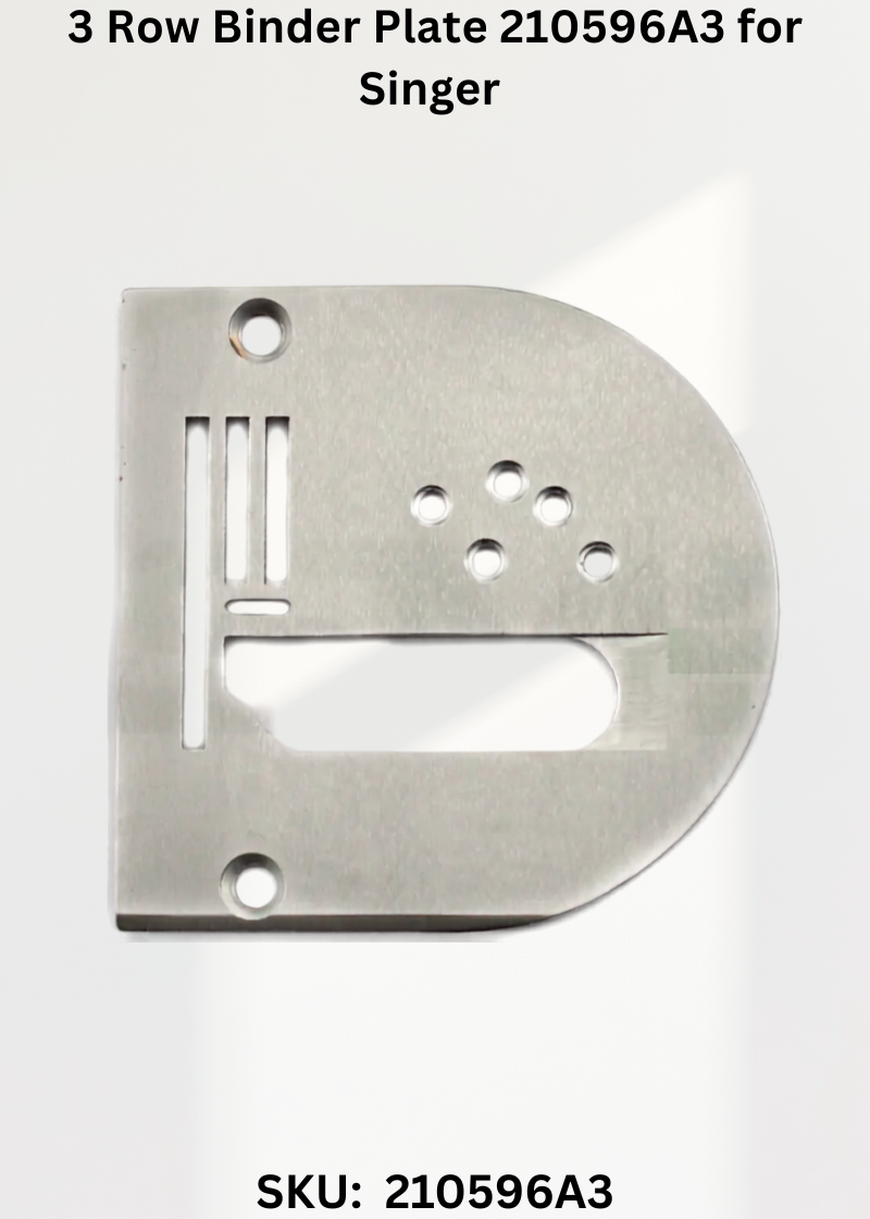 3 Row Binder Plate 210596A3 for Singer 457G, 457U Sewing Machine