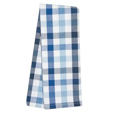 Dunroven House Ttwl, Navy Chambray, Light Blue Check
