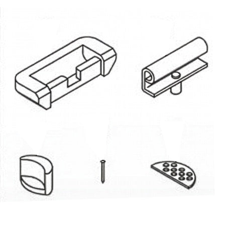 Rubber Hinge Assembly, Juki #40137214