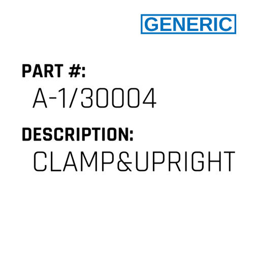 Clamp&Upright F/Wolf - Generic #A-1/30004