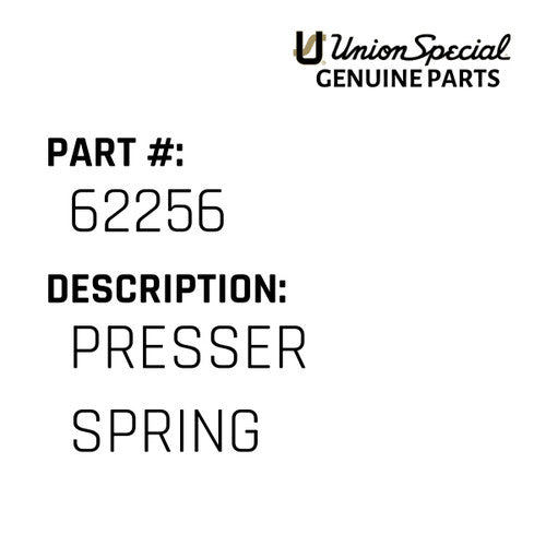 Presser Spring - Union Special #62256