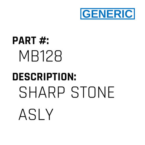 Sharp Stone Asly - Generic #MB128