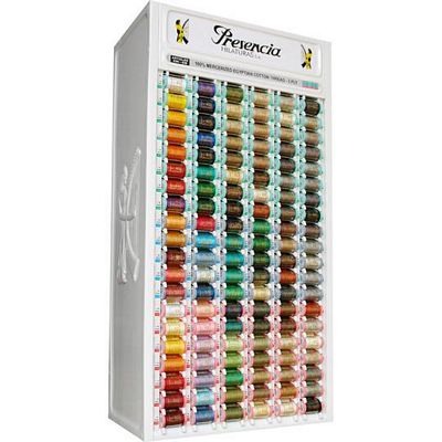 Presencia 40, 50, and 60wt Cotton Sewing Thread Display