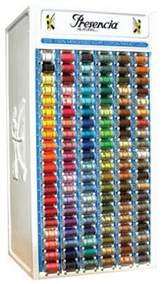 Presencia 50wt Cotton Sewing Thread Display 500m