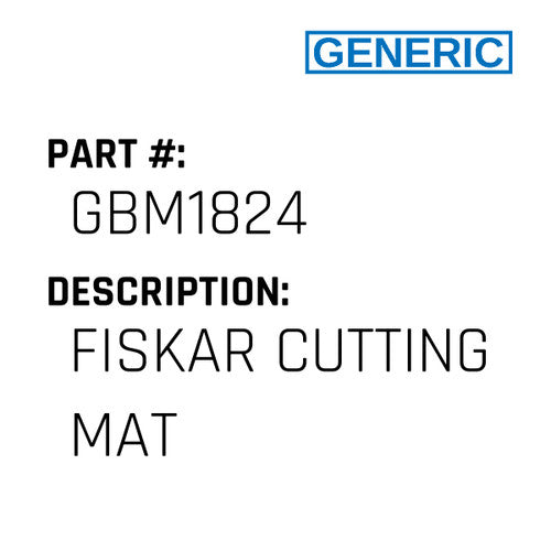 Fiskar Cutting Mat - Generic #GBM1824