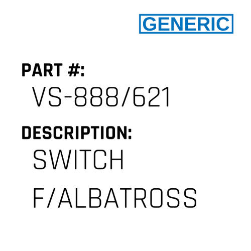 Switch F/Albatross - Generic #VS-888/621