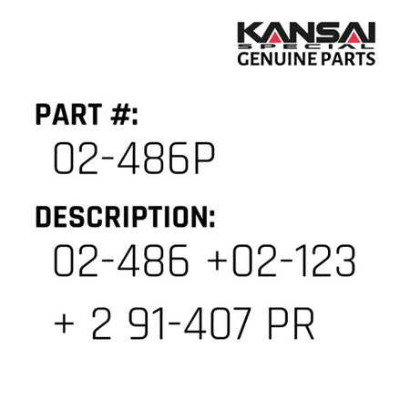 02-486 +02-123 + 2 91-407 Pressed In + 3 84-462 - Kansai Special #02-486P