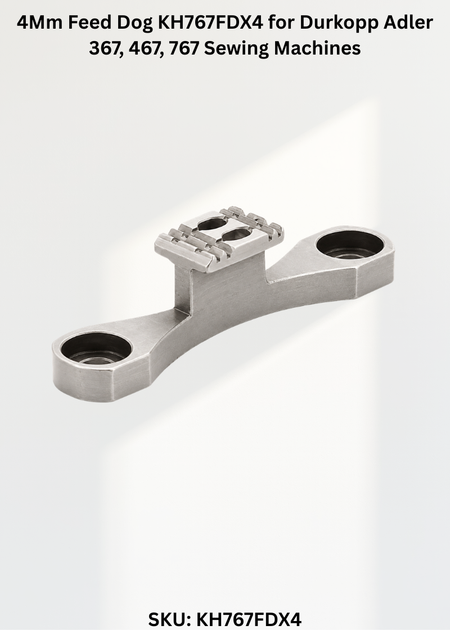 4Mm Feed Dog KH767FDX4 for Durkopp Adler 367, 467, 767 Sewing Machines