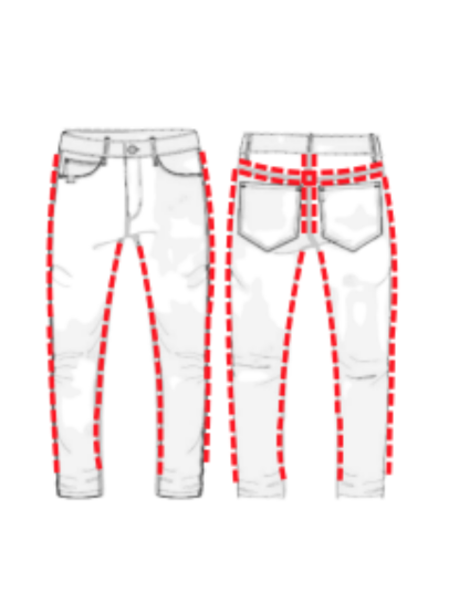 Feed Off The Arm Machine Differential 3 Needle Denim AGM KZ1080 DFX