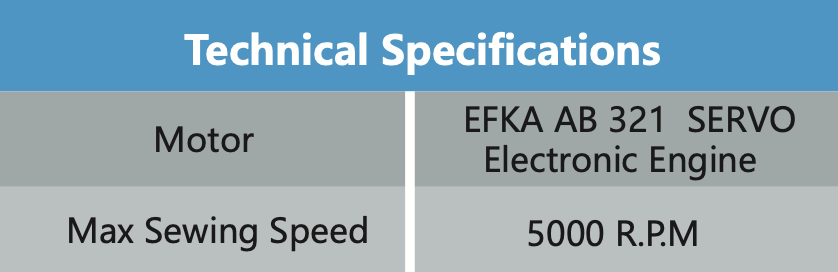 High Speed Feed-Off-The Arm For Light Material - Empenzo Automated Sewing Systems