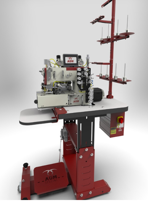 AGM Special Straight and Curved Waistband Automat  ( KM 921 AR-T2 ) - Empenzo Automated Sewing Systems